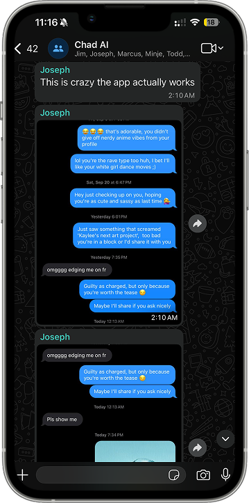 Keep chat alive example 3